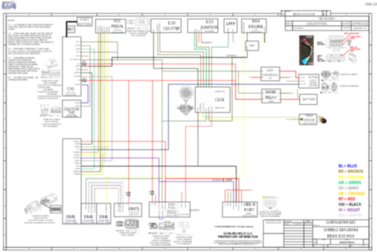 BMW N54 Engine to E30 Chassis Wiring Diagram Garageaholic